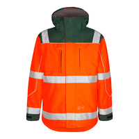 Safety Pilot Shell-Jacke - S - Orange/Grün - Orange/Grün | S: Detailansicht 1