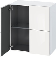 Duravit Halbhochschrank L-CUBE 700x363x800mm we hgl lack LC117708585