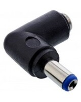 InLine DC Adapter 5.5x2.1mm Hohlstecker Stecker Buchse gewinkelt Stromadapter auf zur 5V Spannungsversorgung von Elektronikgeräten mit passender 5,5x2,10mm. USB A 5,5x2,10mm Plu...