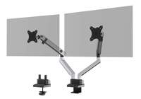 Durable Monitor Mount Select Plus - For 2 Screens - Silver