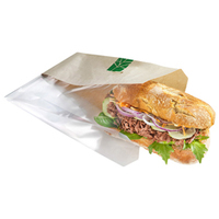 naturesse® PaperWise Sandwichbeutel Natur (500 Stück) Umweltfreundliche Snackbeutel aus Zellulose Natur