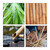 Relaxdays 10er Set Kleiderbügel Bambus, Garderobenbügel, Kerben & Steg, rutschfest, 360° drehbarer Haken, natur/schwarz