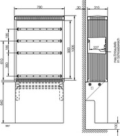 Kabelverteilerschrank Gr.1/1005 SK101GA