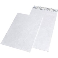 Buste a sacco con soffietti e strip bianche 229x324x38 mm - conf. 100 pz Tyvek formato C4 - 11841