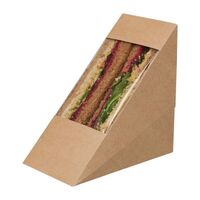 Colpac Zest Kompostierbare Pappboxen für Sandwiche