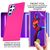 NALIA Set [3-in-1] Compatibile con Samsung Galaxy S23 Ultra Custodia [1x Neon Case & 2x Protezione Del Display] Colore Intenso Antiscivolo Morbido Gomma Grip Sottile Backcover D...