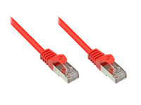 RNS® Patchkabel mit Rastnasenschutz, Cat. 5e, SF/UTP, PVC, 100MHz, rot, 20m, Good Connections®