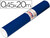 Rollo Adhesivo Aironfix Unicolor Azul Mate Oscuro 67150 -Rollo de 20 Mt