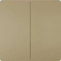 DELTA style gold Wippe 2-fach neutral 68x68mm, 5TG71450MG00