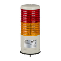 Dauerlicht, orange/rot, 24 V AC/DC, IP54