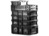 Eurobehälter, schwarz, (L x B x T) 353 x 253 x 196 mm, H-18S 43220