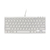 R-Go Compact Tastatur, QWERTY (ES), weiß, drahtgebundenen
