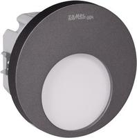 Zamel 02-221-32 Muna LED-es fali beépíthető lámpa LED Fixen beépített LED-es 0.42 W Grafit