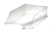 Briefablage KLASSIK XXL, DIN A4/C4, extra hoch, stapelbar, transparent-glasklar