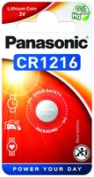 Panasonic CR 1216 3V / 27mAh 1er Blister Lithium Knopfzelle