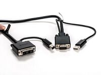VGA TO DVI-D SMART KVM CABLE, Avocent CBL0175 KVM cable, ,