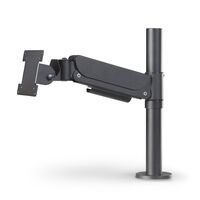 New VESA 75/100 Pole Mount, Height-adjustable Screen Mount - High Tension - BLACKMonitor Mounts & Stands