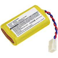 Battery 19.44Wh Li-SOCl2 3.6V 5400mAh Yellow for Alarm System 19.44Wh Li-SOCl2 3.6V 5400mAh Yellow for Daitem Alarm System 145-21X,