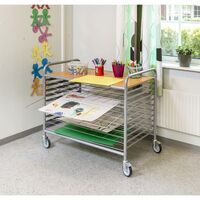 Professional drying trolley
