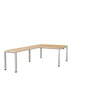 Desk, interlinked, square/rectangular tube foot