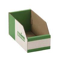 Caja de cartón para estanterías