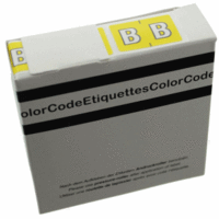 Color Buchstaben-Signale B (Farbsystem Leitz/Elba) gelb VE=250 Stück