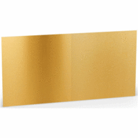 Doppelkarte 15,7x15,7cm Gold