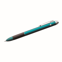 Mehrsystemstift Zoom L102 Kugelschreibermine schwarz/rot + Druckbleistiftmine peacock green