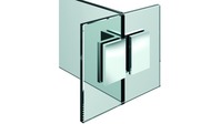 Zweiseitiger Winkelverbinder FLAMEA+ Glas-Glas 90° glanzverchromt, Glasdicke 6/8/10mm, P+S 8197ZN5