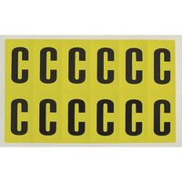 Self-adhesive numbers and letters - Letter C
