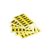 Pack of self-adhesive letters A - Z