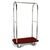 Stainless steel bellmans luggage trolley