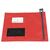 Versapak Button Flat Mailing Pouch Small Red