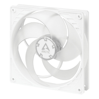 P14 14cm Pressure Optimised PWM PST Case Fan, White/Transparent, Fluid Dynamic