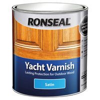 Ronseal 30244 Exterior Yacht Varnish Satin 1 litre