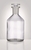 Steilbrustflasche 100 ml Enghals Klarglas mit NS-Glasstopfen