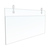 Protective Sleeve / Price Pocket with Clips for Wire Baskets | 93 mm with plastic clips 210 x 73 mm (W x H)