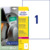 Ultra-Resistente Folien-Etiketten, A4, 210 x 297 mm, 10 Bogen/10 Etiketten, weiß
