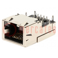 Presa; RJ45; PIN: 8; Posizione: 8p8c; per PCB; Press-Fit