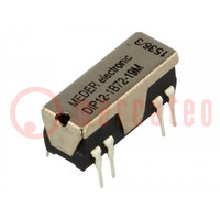 Relay: reed switch; SPST-NC; Ucoil: 12VDC; 1A; max.200VDC; 145mW