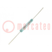 Reed switch; Range: 22÷38AT; Pswitch: 10W; Ø2.54x14.73mm; 500mA