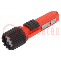 LED torch; 172x47x47mm; Features: waterproof enclosure; IP67