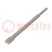 Beitel; voor beton; L: 250mm; metaal; SDS-Plus®; Breed.tip: 20mm