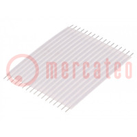 Connettore: ponticello flessibile; Spaz.striscia: 2,54mm; dritte