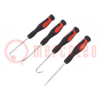Hook set; with magnet,with handle; 4pcs.
