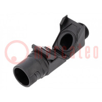 90° angled connector; Thread: inch,outside; polyamide; -20÷80°C