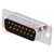 D-Sub; PIN: 15; plug; male; for cable; soldering