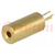 Module: laser; 1mW; rouge; point; 645÷660nm; 2,5÷3,3VDC; 15÷25mA