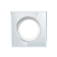 Abdeckung FLAT COVER GLASS SQUARE WH