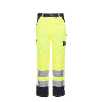 Warnschutzbekleidung Bundhose, Farbe: gelb-marine, Gr. 24-29, 42-64, 90-110 Version: 44 - Größe 44
